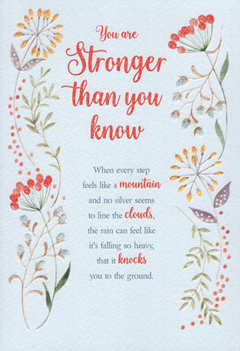 Picture of STRONGER THAN YOU KNOW CARD